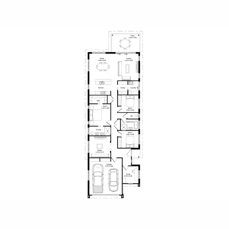 Floorplan of Homely house listing, 5 Bluestem Lane, Ormiston QLD 4160