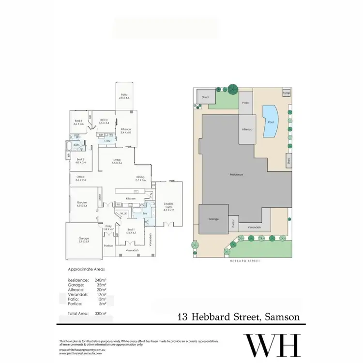 Floorplan of Homely house listing, 13 Hebbard Street, Samson WA 6163
