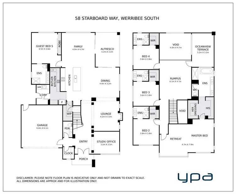 Floorplan of Homely house listing, 58 Starboard Way, Werribee South VIC 3030