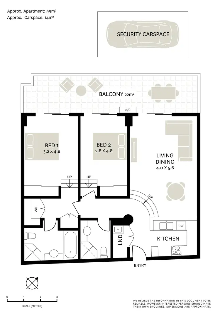Floorplan of Homely apartment listing, G02/22 Colgate Avenue, Balmain NSW 2041