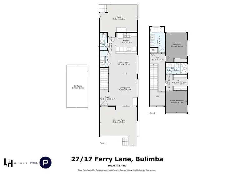 Floorplan of Homely unit listing, 27/17 Ferry Lane, Bulimba QLD 4171
