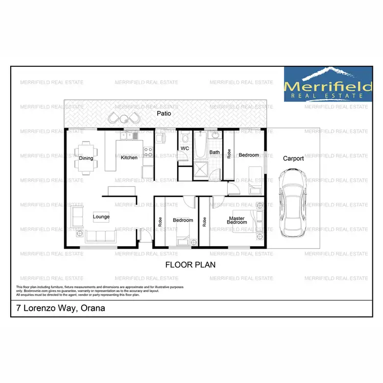 Floorplan of Homely house listing, 7 Lorenzo Way, Orana WA 6330