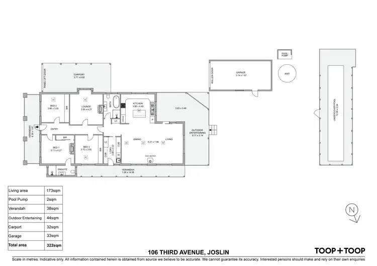 Floorplan of Homely house listing, 106 Third Avenue, Joslin SA 5070