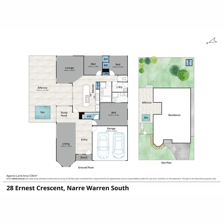 Floorplan of Homely house listing, 28 Ernest Crescent, Narre Warren South VIC 3805