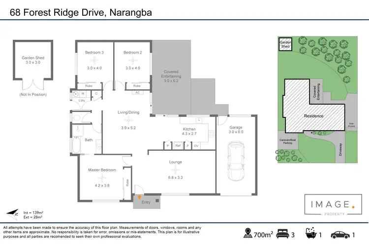 Floorplan of Homely house listing, 68 Forest Ridge Drive, Narangba QLD 4504