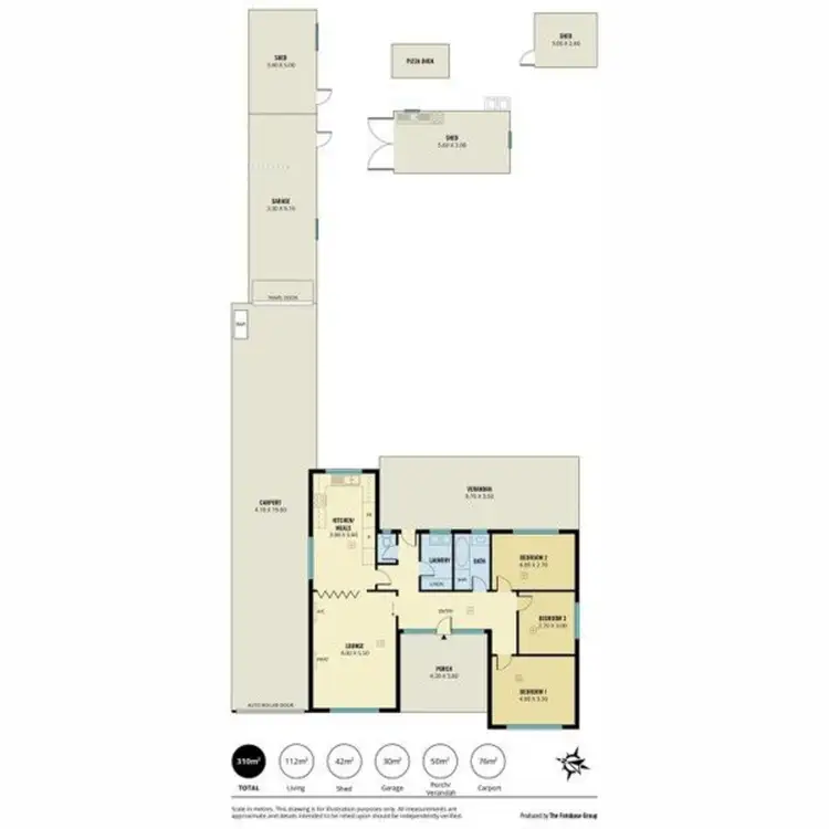 Floorplan of Homely house listing, 12 Reid Avenue, Felixstow SA 5070