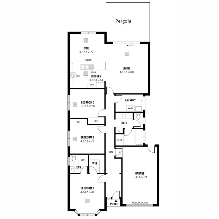 Floorplan of Homely house listing, 12 Pineview Court, Walkley Heights SA 5098
