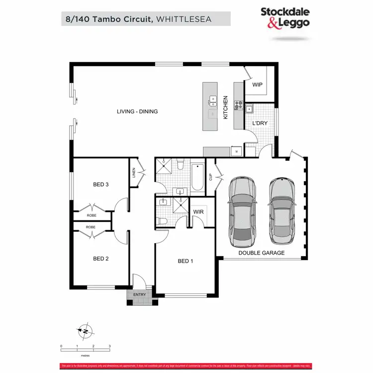 Floorplan of Homely house listing, 8/140 Tambo Circuit, Whittlesea VIC 3757