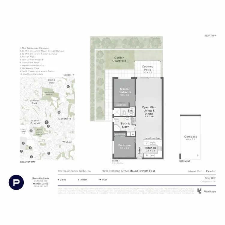 Floorplan of Homely apartment listing, 9/16 Selborne Street, Mount Gravatt East QLD 4122