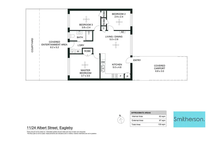 Floorplan of Homely unit listing, 11/24-28 Albert Street, Eagleby QLD 4207