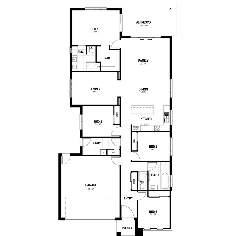 Floorplan of Homely house listing, Address available on request