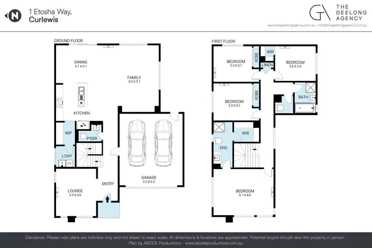 Floorplan of Homely house listing, 1 Etosha Way, Curlewis VIC 3222