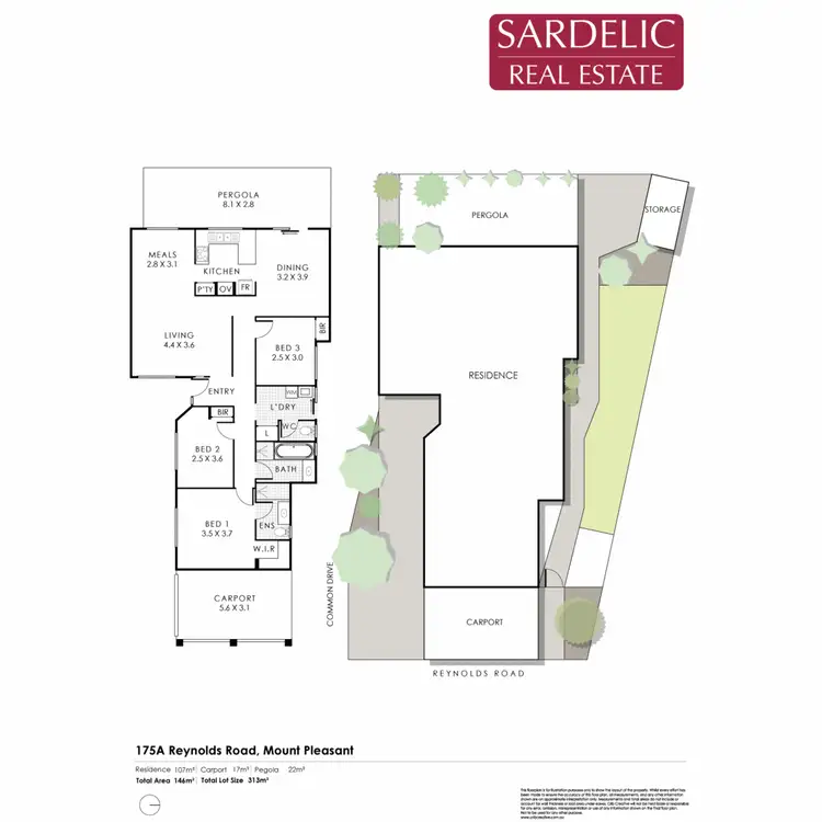 Floorplan of Homely house listing, 175A Reynolds Road, Mount Pleasant WA 6153