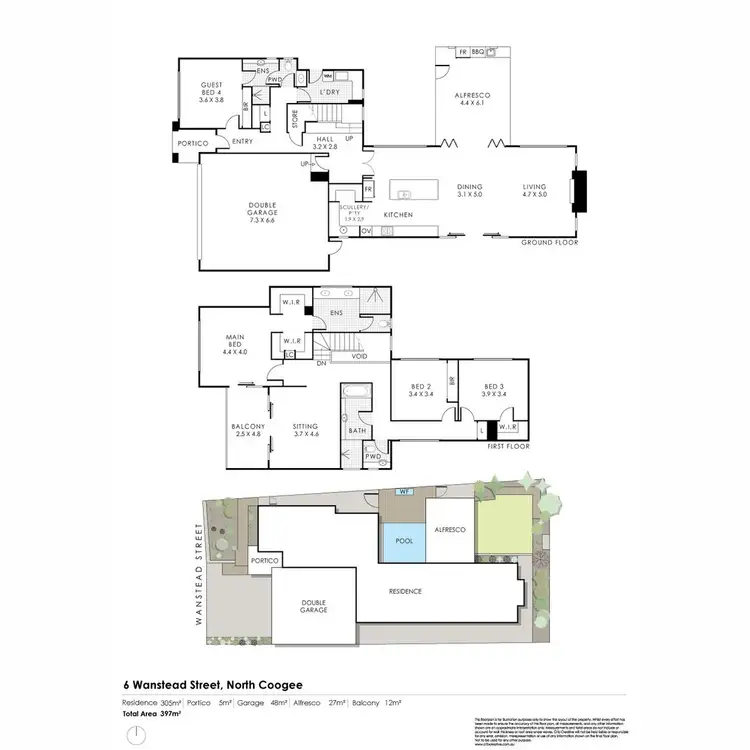 Floorplan of Homely house listing, 6 Wanstead Street, North Coogee WA 6163