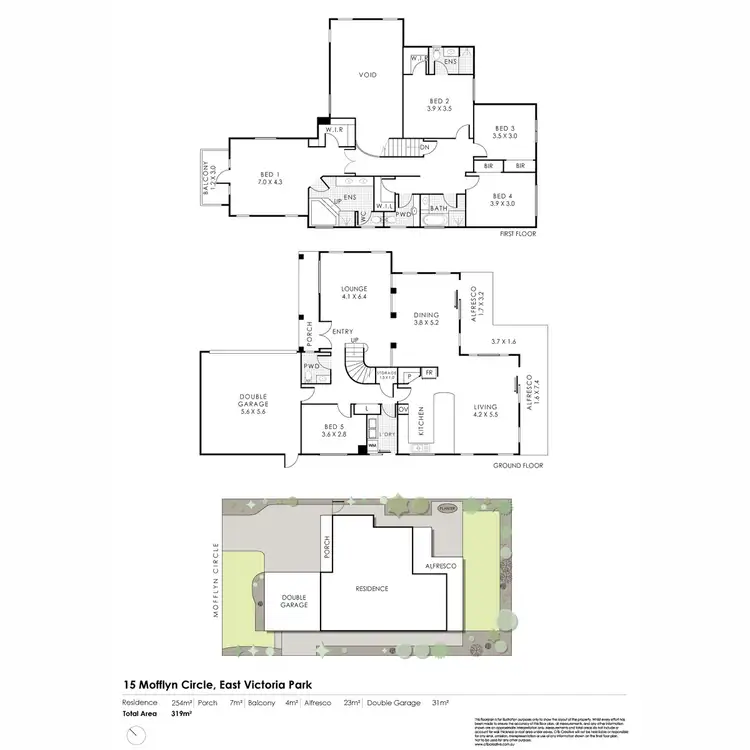 Floorplan of Homely house listing, 15 Mofflyn Circle, East Victoria Park WA 6101