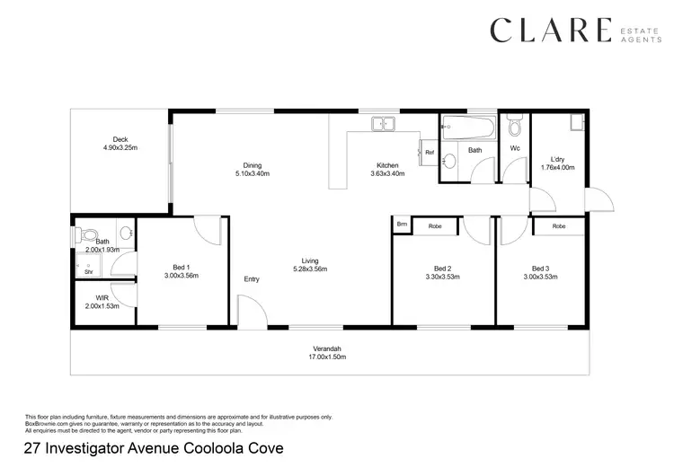 Floorplan of Homely house listing, 27 Investigator Avenue, Cooloola Cove QLD 4580