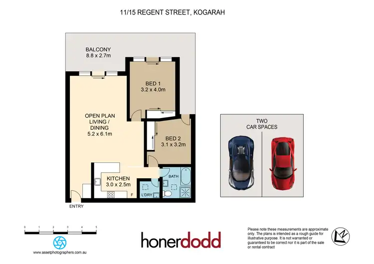Floorplan of Homely apartment listing, 11/15 Regent Street, Kogarah NSW 2217