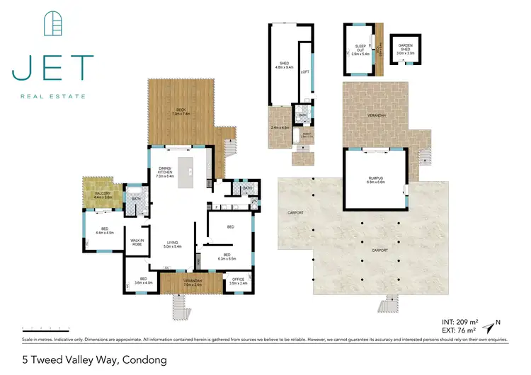 Floorplan of Homely house listing, 5 Tweed Valley Way, Condong NSW 2484