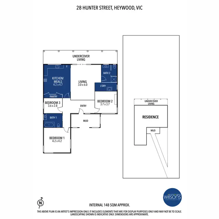 Floorplan of Homely house listing, 28 Hunter Street, Heywood VIC 3304