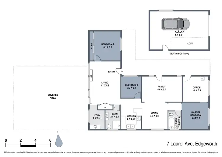 Floorplan of Homely house listing, 7 Laurel Avenue, Edgeworth NSW 2285
