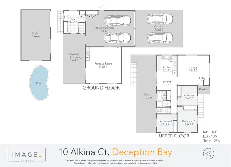 Floorplan of Homely house listing, 10 Alkina Court, Deception Bay QLD 4508
