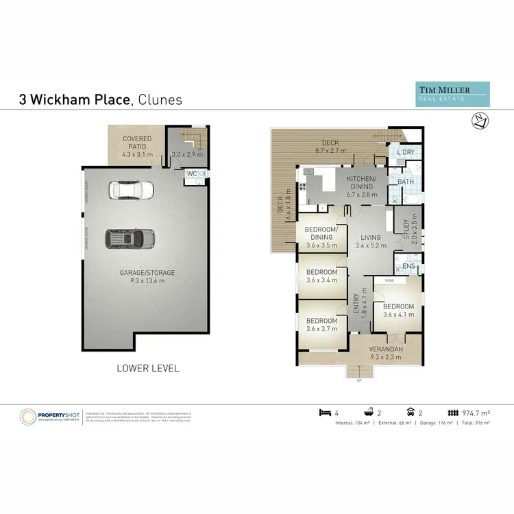 Floorplan of Homely house listing, 3 Wickham Place, Clunes NSW 2480