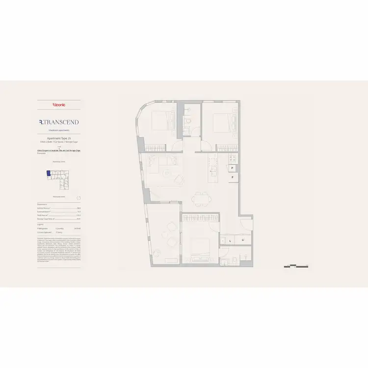 Floorplan of Homely apartment listing, 1108/259 Normanby Road, South Melbourne VIC 3205