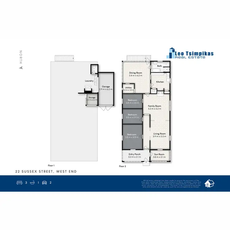 Floorplan of Homely house listing, 22 Sussex Street, West End QLD 4101