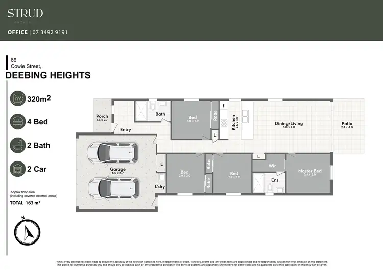 Floorplan of Homely house listing, 66 Cowie Street, Deebing Heights QLD 4306