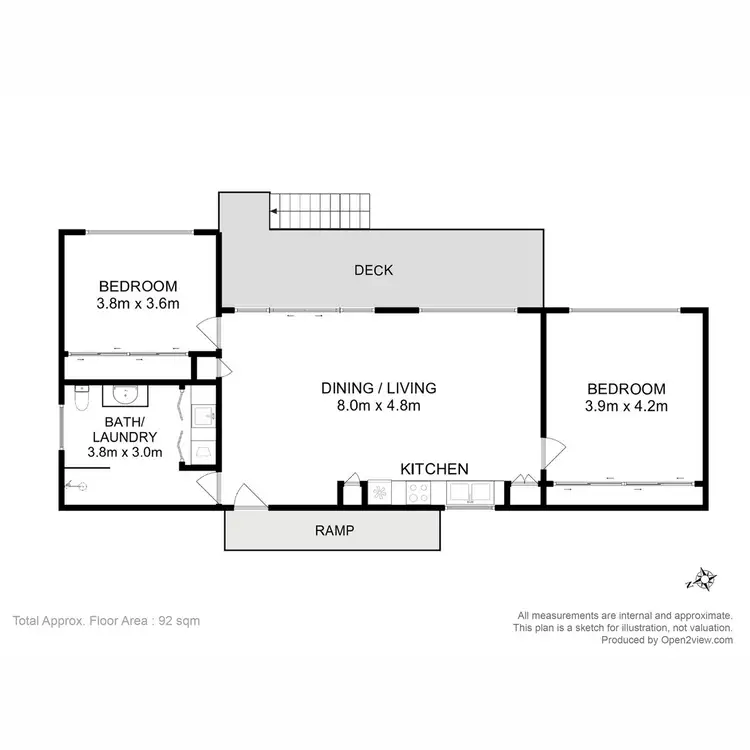 Floorplan of Homely house listing, 1/37 Jetty Road, Coles Bay TAS 7215