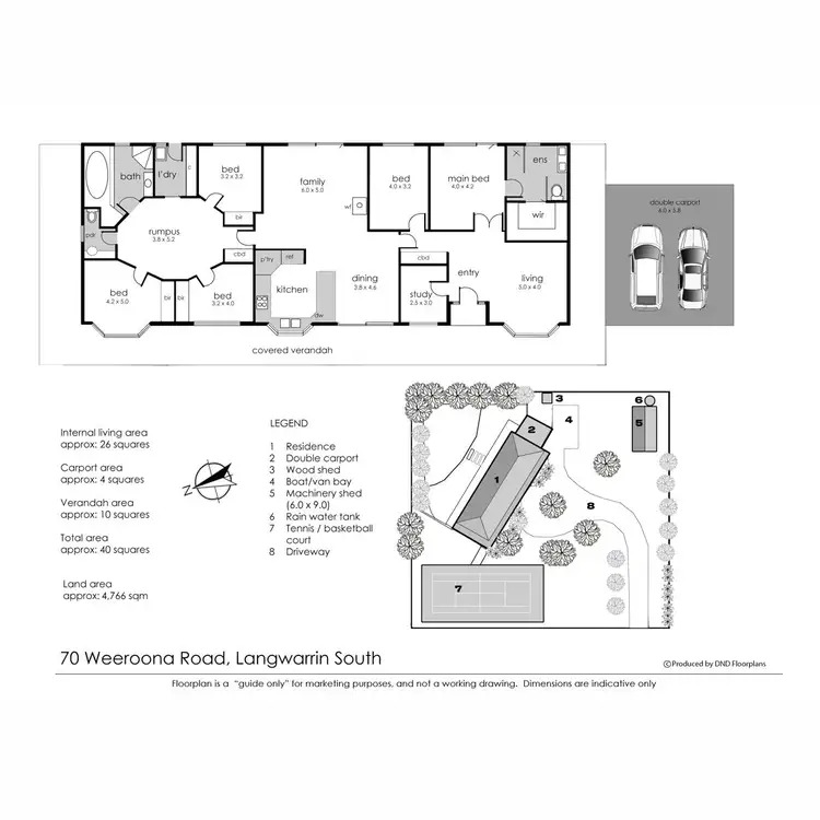 Floorplan of Homely house listing, 70 Weeroona Road, Langwarrin South VIC 3911