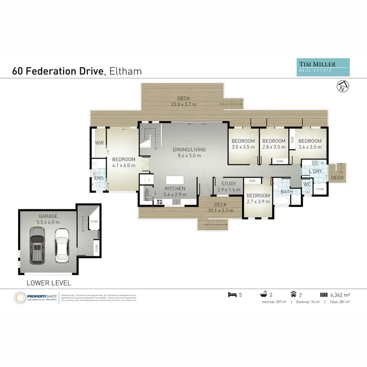 Floorplan of Homely house listing, 60 Federation Drive, Eltham NSW 2480