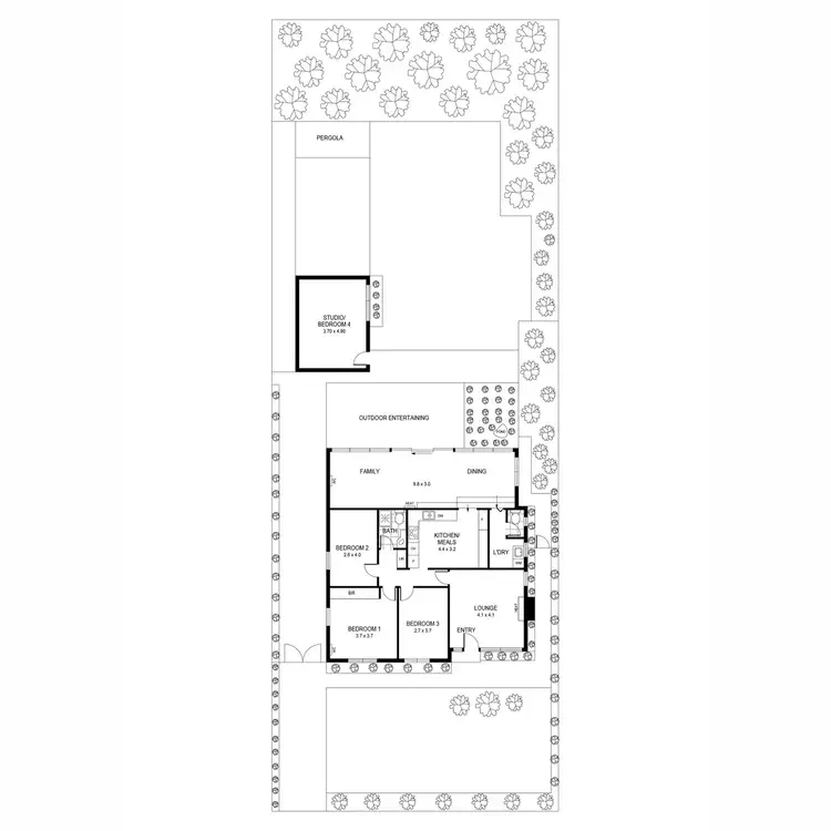 Floorplan of Homely house listing, 233 Princes Highway, Corio VIC 3214