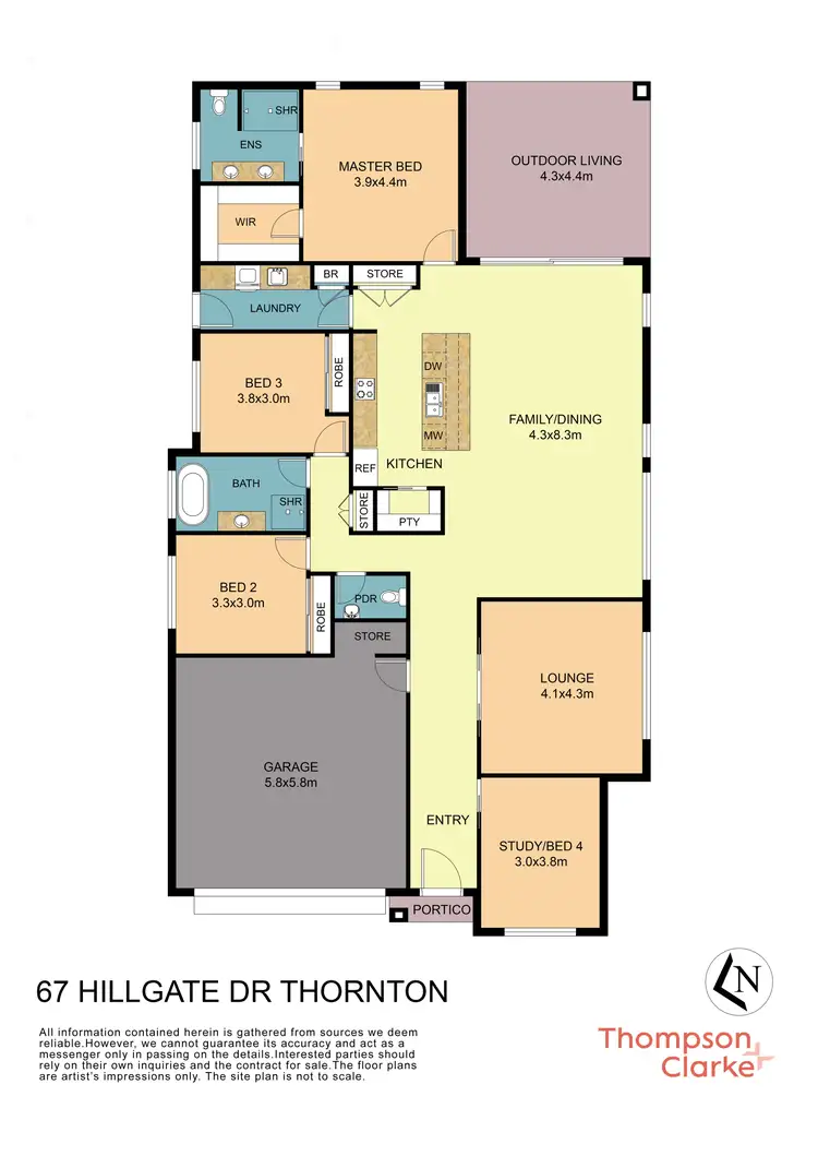 Floorplan of Homely house listing, 67 Hillgate Drive, Thornton NSW 2322