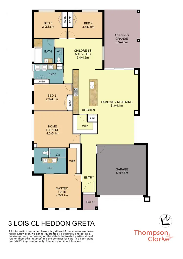 Floorplan of Homely house listing, 3 Lois Close, Heddon Greta NSW 2321
