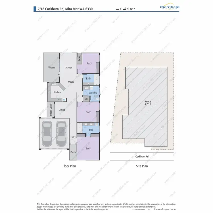 Floorplan of Homely unit listing, 7/18 Cockburn Road, Mira Mar WA 6330