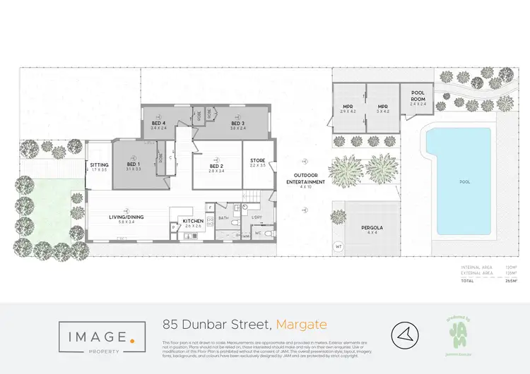 Floorplan of Homely house listing, 85 Dunbar Street, Margate QLD 4019