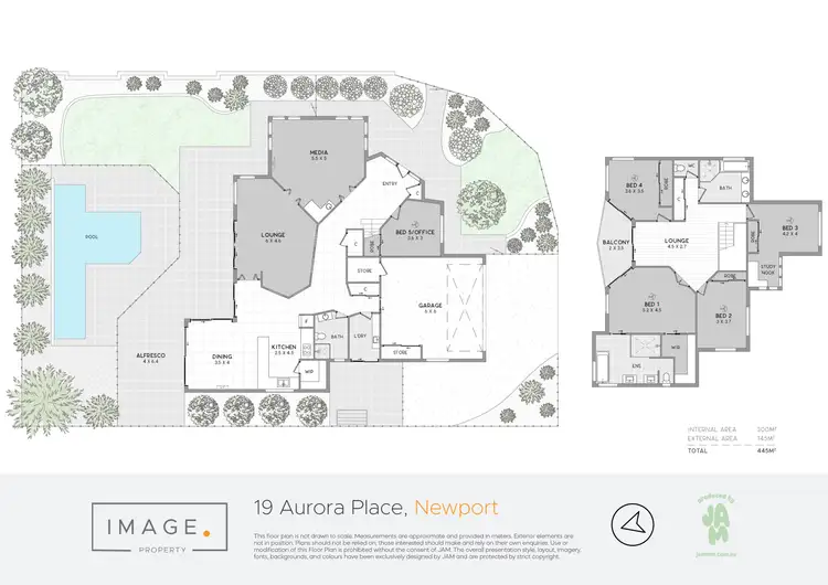 Floorplan of Homely house listing, 19 Aurora Place, Newport QLD 4020
