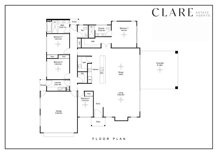 Floorplan of Homely house listing, 61 Esplanade, Tin Can Bay QLD 4580