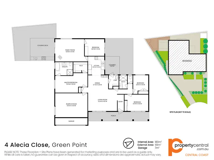 Floorplan of Homely house listing, 4 Alecia Close, Green Point NSW 2251