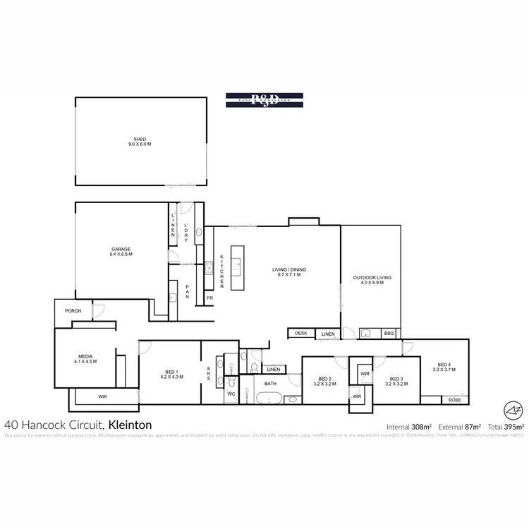 Floorplan of Homely house listing, 40 Hancock Circuit, Kleinton QLD 4352