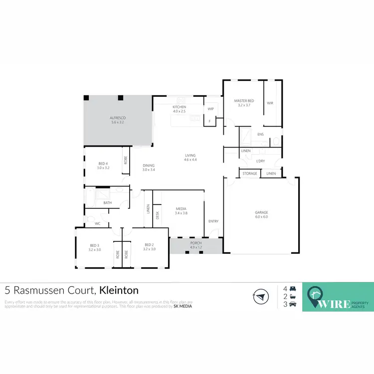 Floorplan of Homely house listing, 5 Rasmussen Court, Kleinton QLD 4352