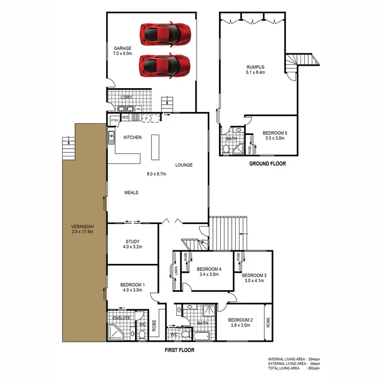Floorplan of Homely house listing, 20 Raffindale Avenue, Dakabin QLD 4503