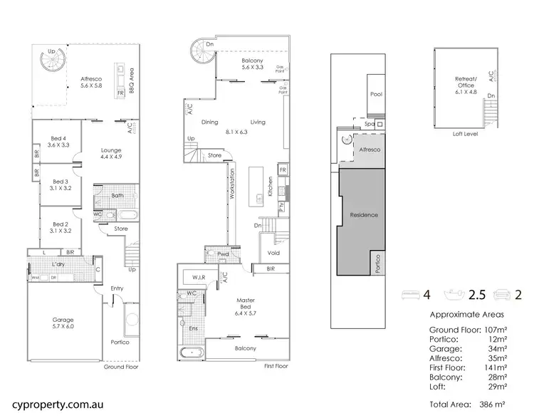 Floorplan of Homely house listing, 59 Alexandra Road, East Fremantle WA 6158