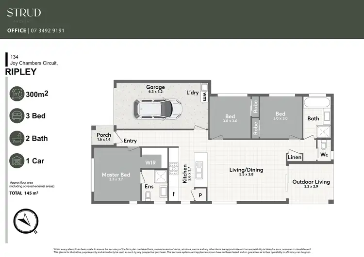 Floorplan of Homely house listing, 134 Joy Chambers Circuit, Ripley QLD 4306