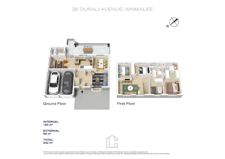 Floorplan of Homely house listing, 38 Durali Avenue, Winmalee NSW 2777