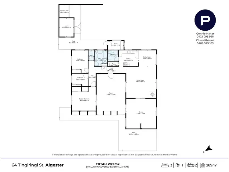 Floorplan of Homely house listing, 64 Tingiringi Street, Algester QLD 4115