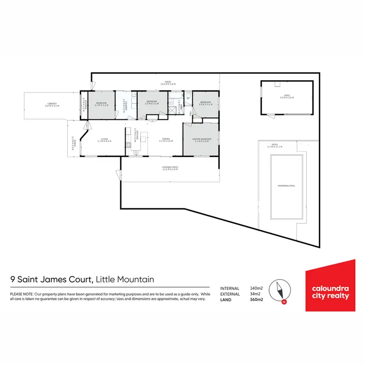 Floorplan of Homely house listing, 9 Saint James Court, Little Mountain QLD 4551