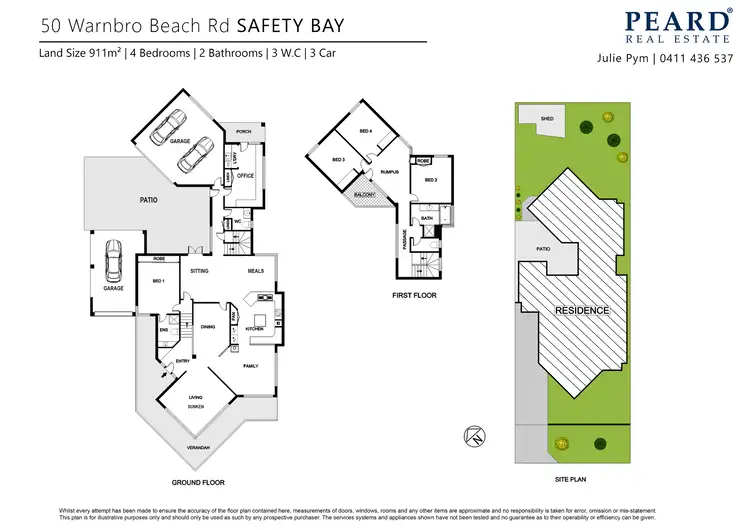 Floorplan of Homely house listing, 50 Warnbro Beach Road, Safety Bay WA 6169