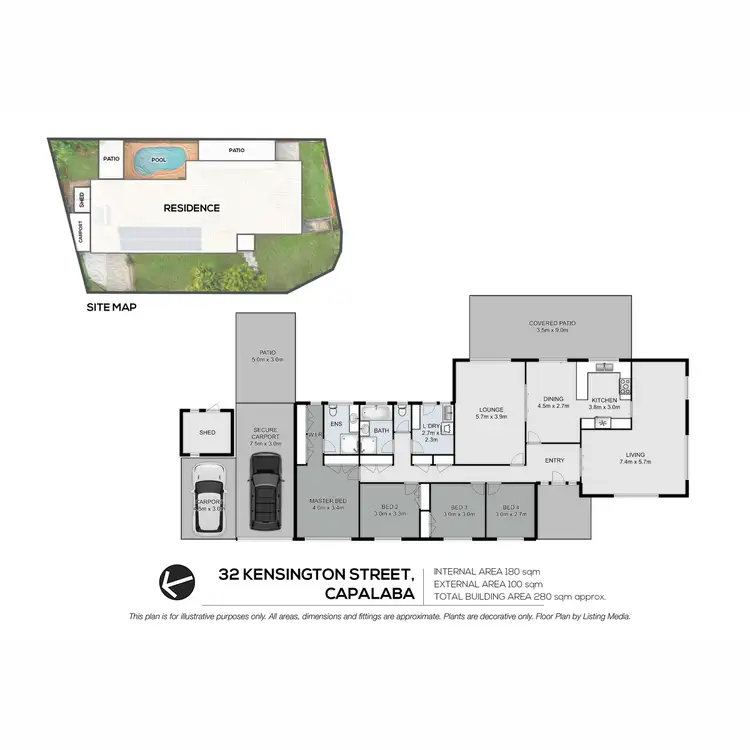 Floorplan of Homely house listing, 32 Kensington Street, Capalaba QLD 4157